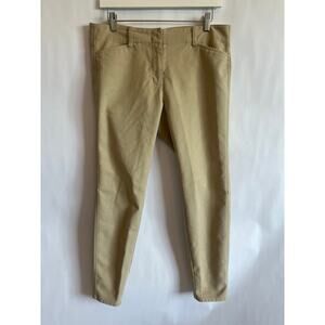 VINEYARD VINES WOMENS CASUAL TAN UTILITY CHINO SLIM STRAIGH LEG PANTS SIZE 6